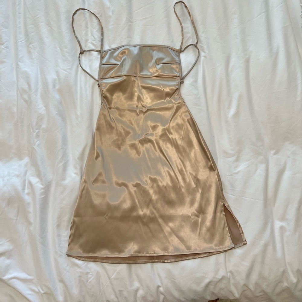 Satin Mini Dress